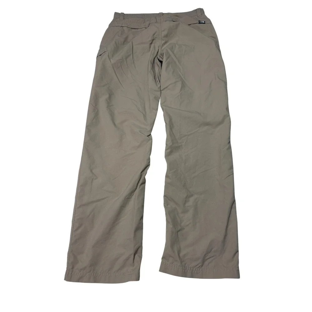 The North Face Mens Tan Khaki Nylon Ripstop Hiking Pants Size 30X31 T338 CZ17‎